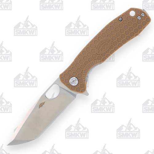 Honey Badger Tan Tanto Large Flipper