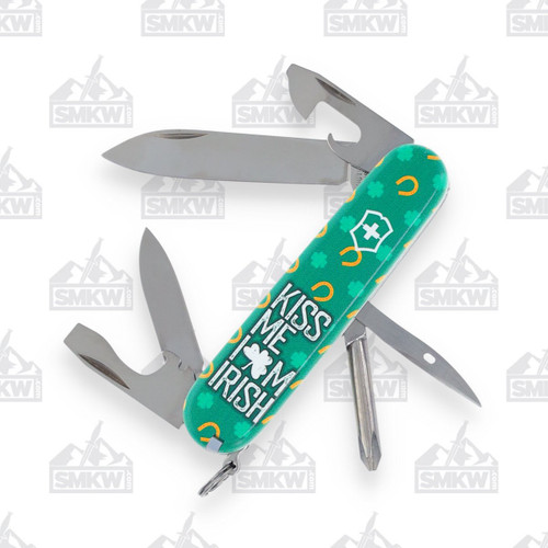 Victorinox Tinker Swiss Army Knife Kiss Me I'm Irish SMKW Special Design