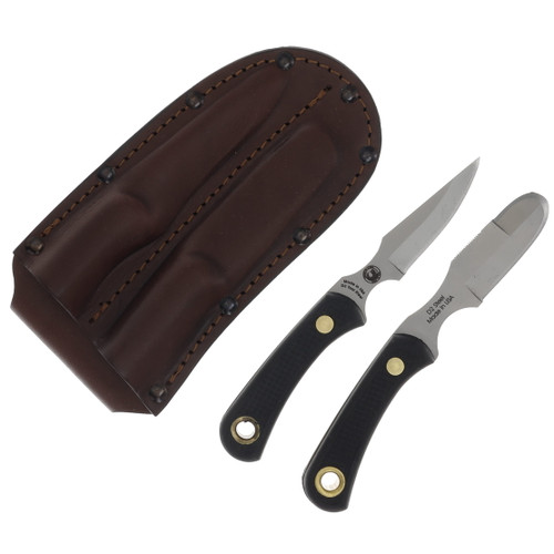 Knives of Alaska Muskrat and Cub Bear Combo Black Suregrip KOA095FG