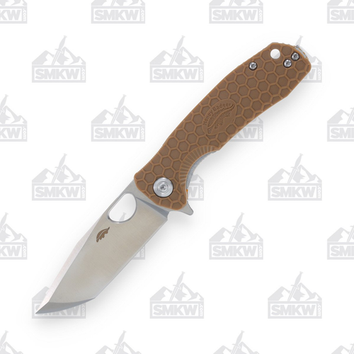 Honey Badger Tan Tanto Medium Flipper