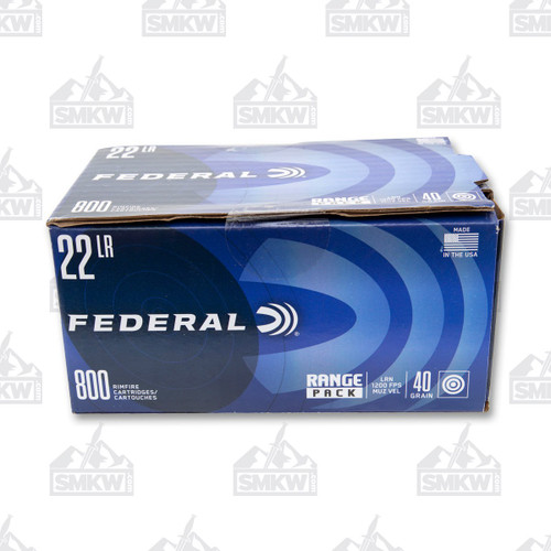Federal Champion Range Pack .22 LR 40gr LRN Ammo 800Rd