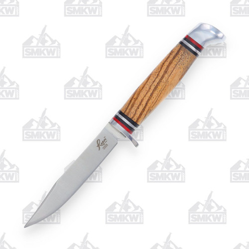Roper Deadwood Jr. Zebrawood Fixed Blade Knife