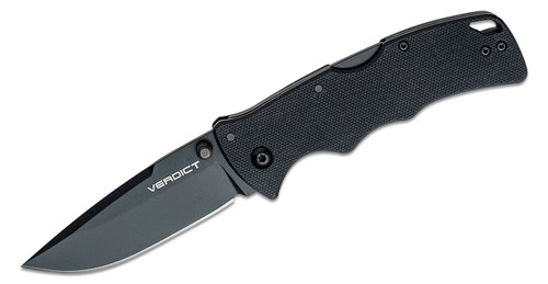 Cold Steel Verdict Folding Knife Spear Point Black