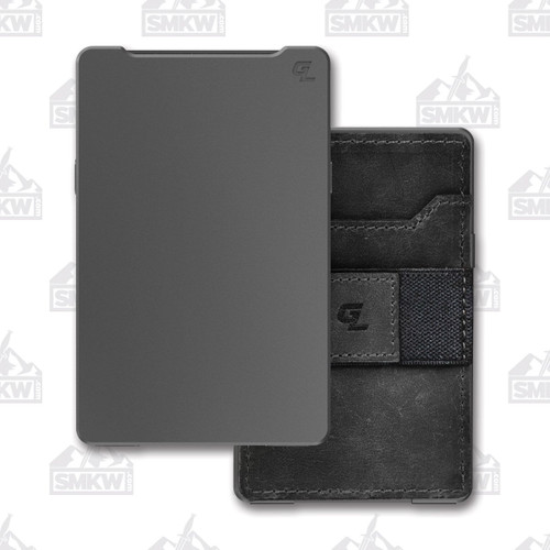 GROOVE LIFE WALLET BLK LEATHER GUN METAL