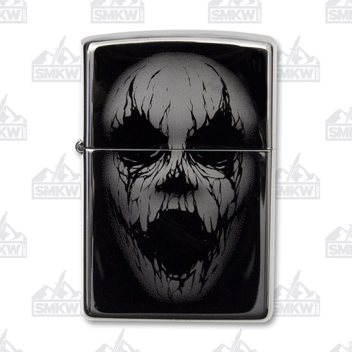 Zippo Screaming Monster Black Ice Lighter