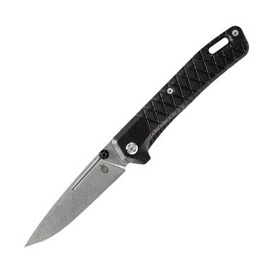 Gerber Zilch Folding Knife 3.12in Plain Stonewash Drop Point