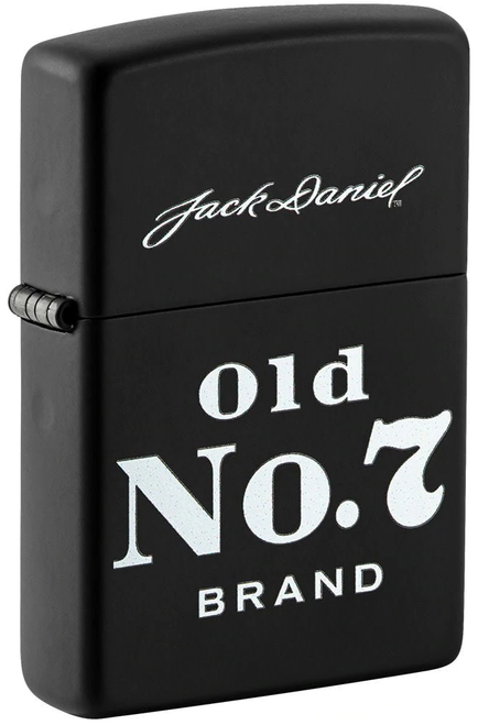 Zippo Jack Daniel's Old No.7 Black Matte Lighter