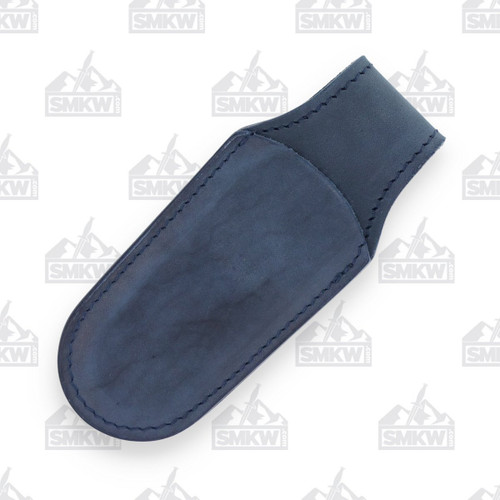 MKM Pocket Leather Sheath with Mag Clip Blue