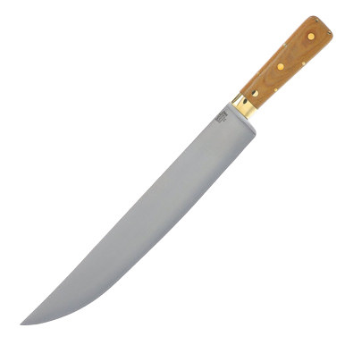 Bark River Edwin Forrest Bowie Knife Natural Canvas Micarta