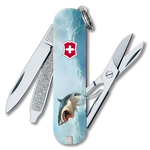 Victorinox Classic SD Swiss Army Knife Blue Shark SMKW Special