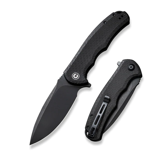 CIVIVI Praxis Black Coarse Micarta