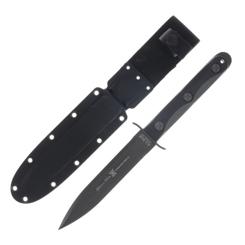 KA-BAR John Ek Commando Ek Model 4 Fixed Blade 6.62in Double Edge Dagger KAEK44