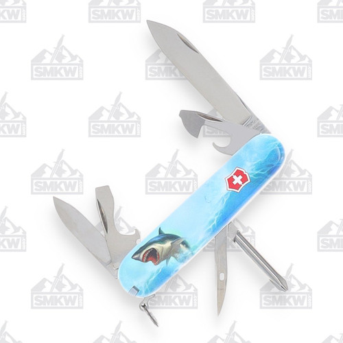 Victorinox Tinker Swiss Army Knife Blue Shark SMKW Special Design