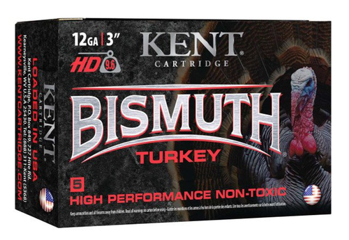 Kent Bismuth Turkey Shotshells 12 Gauge 3in 1-5/8oz #5 Shot 5 Rounds