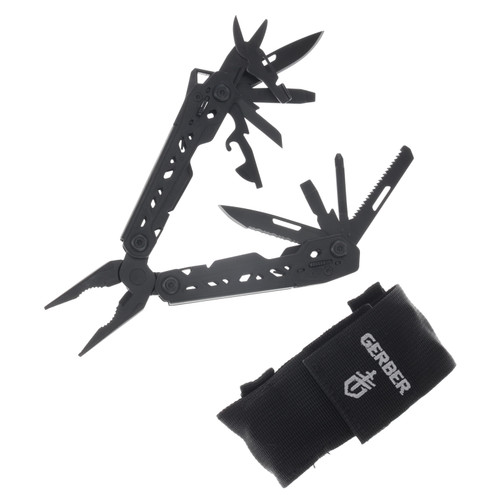 Gerber Truss Multi-Tool Black – 17-in-1 Tool | Compact EDC Gear G1779
