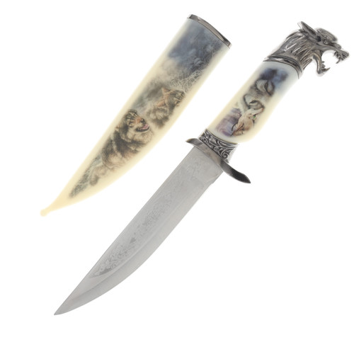 Neptune Trading Inc Wolf Dagger White NTH4852WF