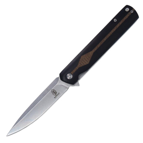Neptune Trading Buckshot 8" Black Wood Pocket Knife