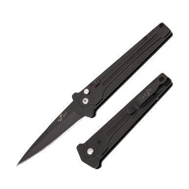 Bear & Son Bear Ops Bold Action III Automatic Knife Black 
