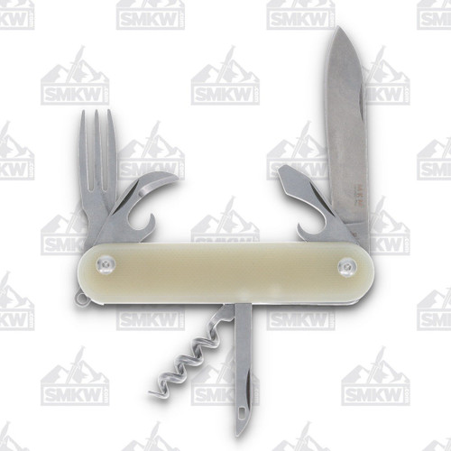 MKM Knives Malga 6 Multi-Tool Natural G10 6‑in‑1 Tools