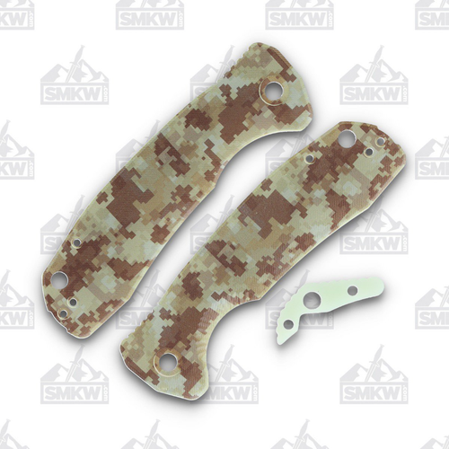 Honey Badger Large G-10 Camo Handle Set