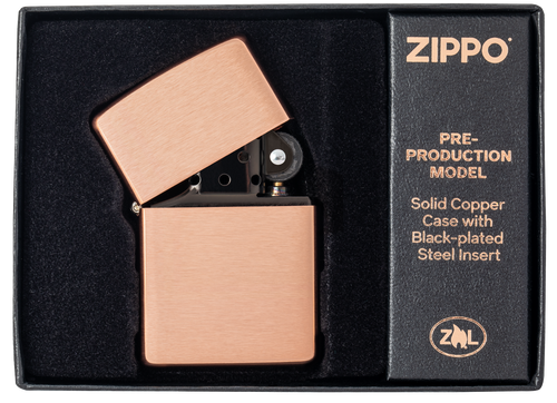 Zippo Pre-Production Collector's Edition Solid Copper Lighter