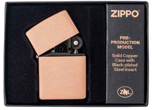 Zippo Pre-Production Collector's Edition Solid Copper Lighter