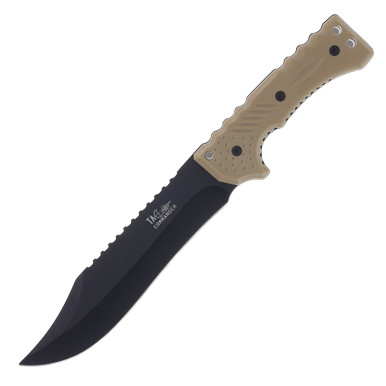 Tac Commander Sand ABS-73 Fixed Blade Bowie