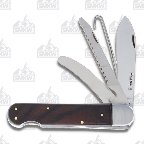 Mercury Santos Wood 4 Implement Knife