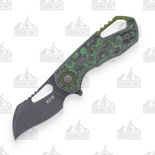 MKM Isonzo Folding Knife Jungle Wear Fat Carbon Dark Stonewash Hawkbill SMKW Exclusive