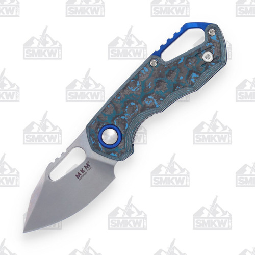 MKM Isonzo Arctic Storm Fat Carbon 2.36” Clip Point SMKW Exclusive