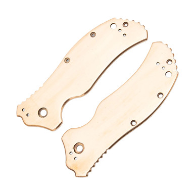 SMKW Custom 0350 Bronze Handle Scales - Smoky Mountain Knife Works