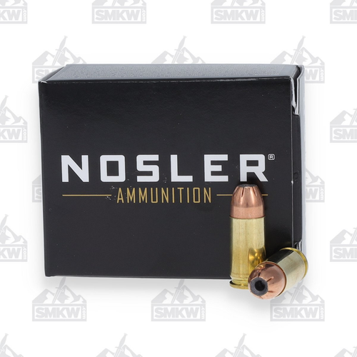 Nosler Match Grade 9mm Luger 115 gr Jacketed Hollow Point 20 Rounds