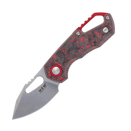 MKM Isonzo Folding Knife Clip Point Blade Lava Flow SMKW Exclusive