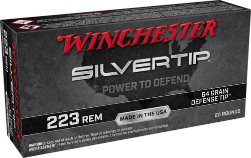 Winchester Silvertip 223 Remington Ammunition 64 Grain Polymer Tip 20 Rounds