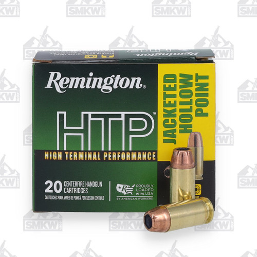 Remington High Terminal Performance 40 S&W Ammunition 180 Grain JHP 20 Rounds