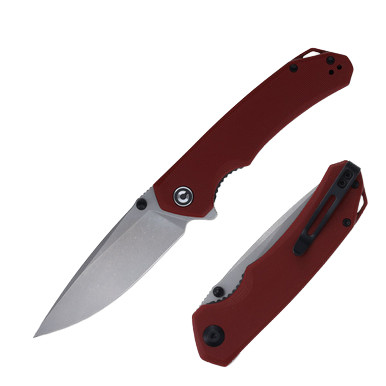 CIVIVI Brazen Folding Knife Burgundy G-10 WKCC2102B