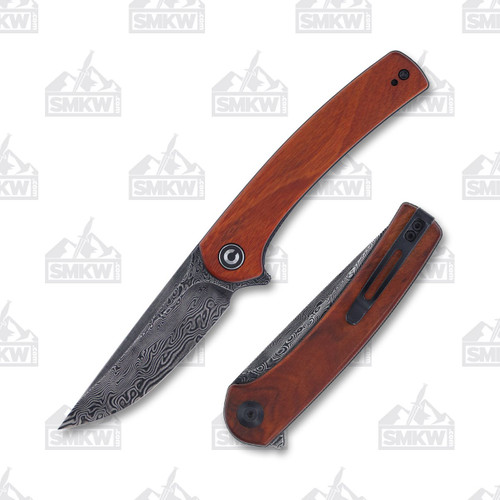 CIVIVI Mini Asticus Cuibourtia Damascus Drop Point