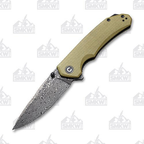 We Knife Civivi Brazen Olive Green Micarta