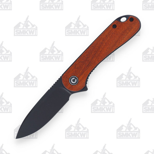 CIVIVI Elementum Cuibourtia 2.96in Plain Black Stonewash Drop Point 1