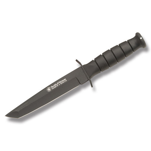 Smith & Wesson Search and Rescue 6.03in Plain Black Tanto Fixed Blade