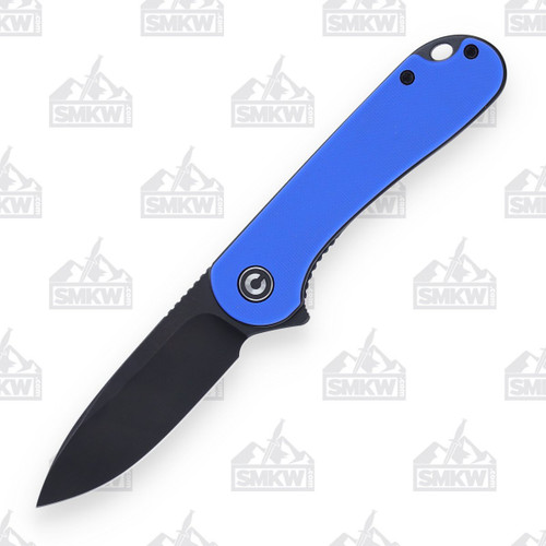 CIVIVI Elementum Flipper Black Stonewash Blue G-10