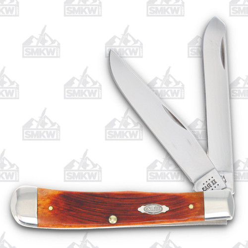 Case Pumpkin Spice Sawcut Bone Trapper Folding Knife