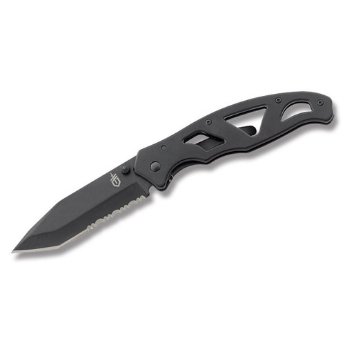 Gerber Black Paraframe II Tanto Folding Knife