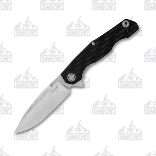 Kershaw Inception Folding Knife 3.25in Plain Stonewash Clip Point 1