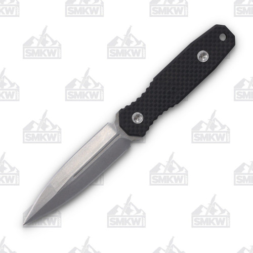 Blackside Customs Phase 7 Fixed Blade Knife Carbon Fiber Stonewash