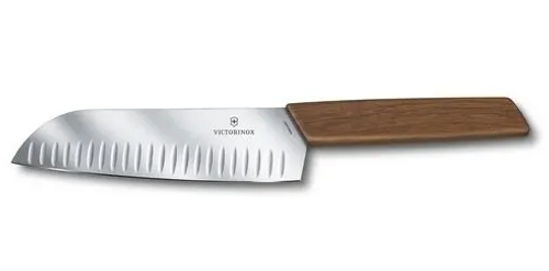 Victorinox Swiss Modern Santoku Knife Walnut