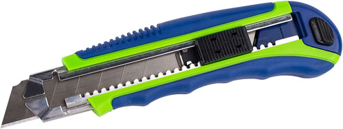 GRIP Jumbo Heavy-Duty Utility Knife - Snap-Off Blade - Rubber Grip