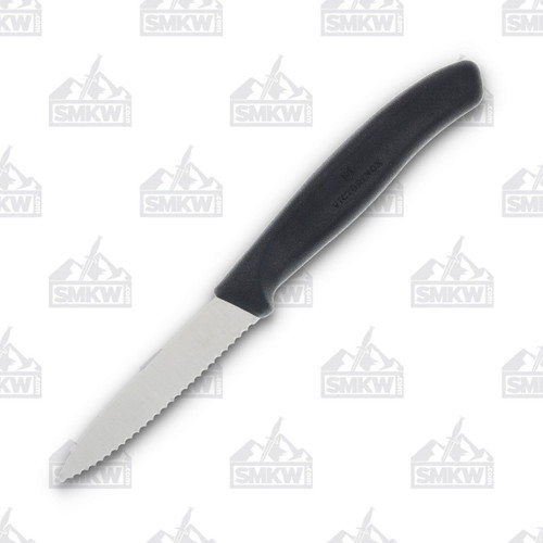 Victorinox Paring Knife 3.25' Serrated Black