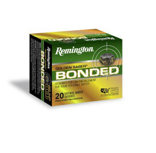 Remington Golden Saber Bonded 45 ACP Ammunition 230 Grain JHP 20 Rounds