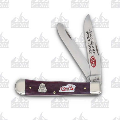 Case Christmas 2022 Sugarplum Trapper Folding Knife SMKW Exclusive